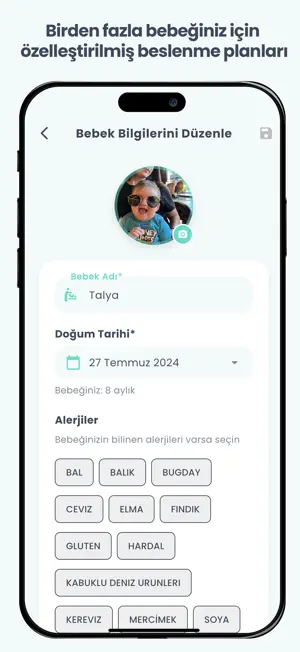 BabySafePro - Ek Gıdam screenshot 2