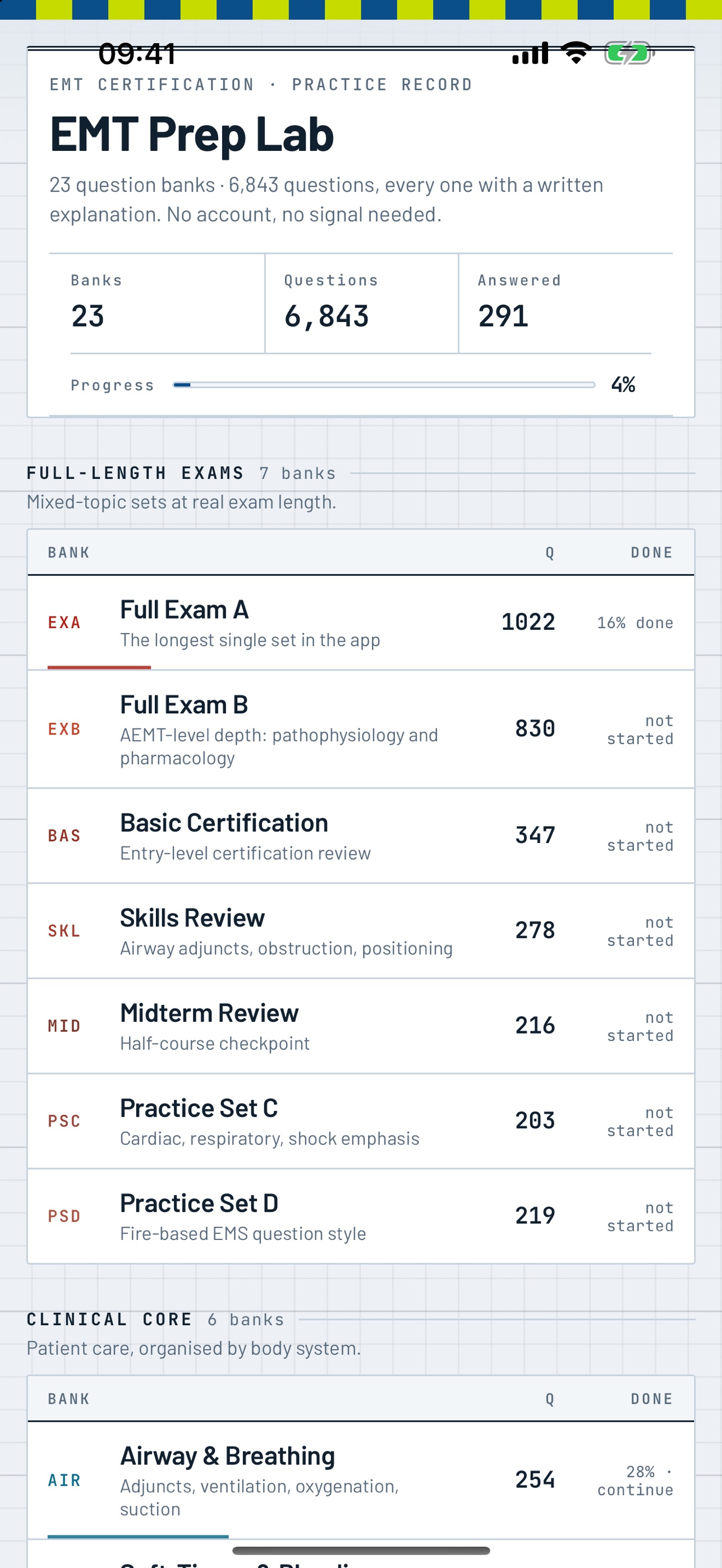 Screenshot 1 of EMT Prep Lab