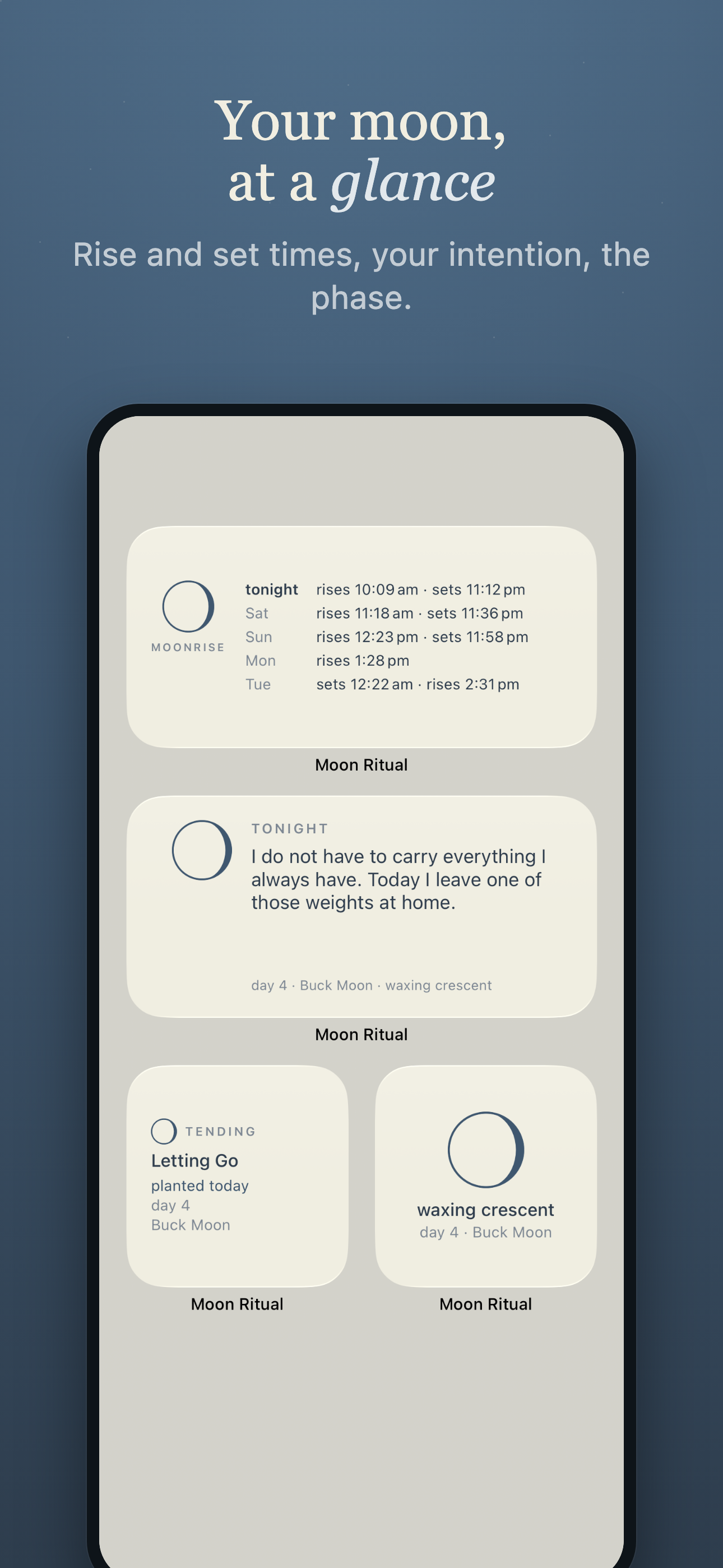Moon Ritual: Daily Intention screenshot 5