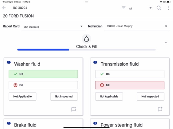 Service Flex - Technician iPad screenshot 8 - Business app