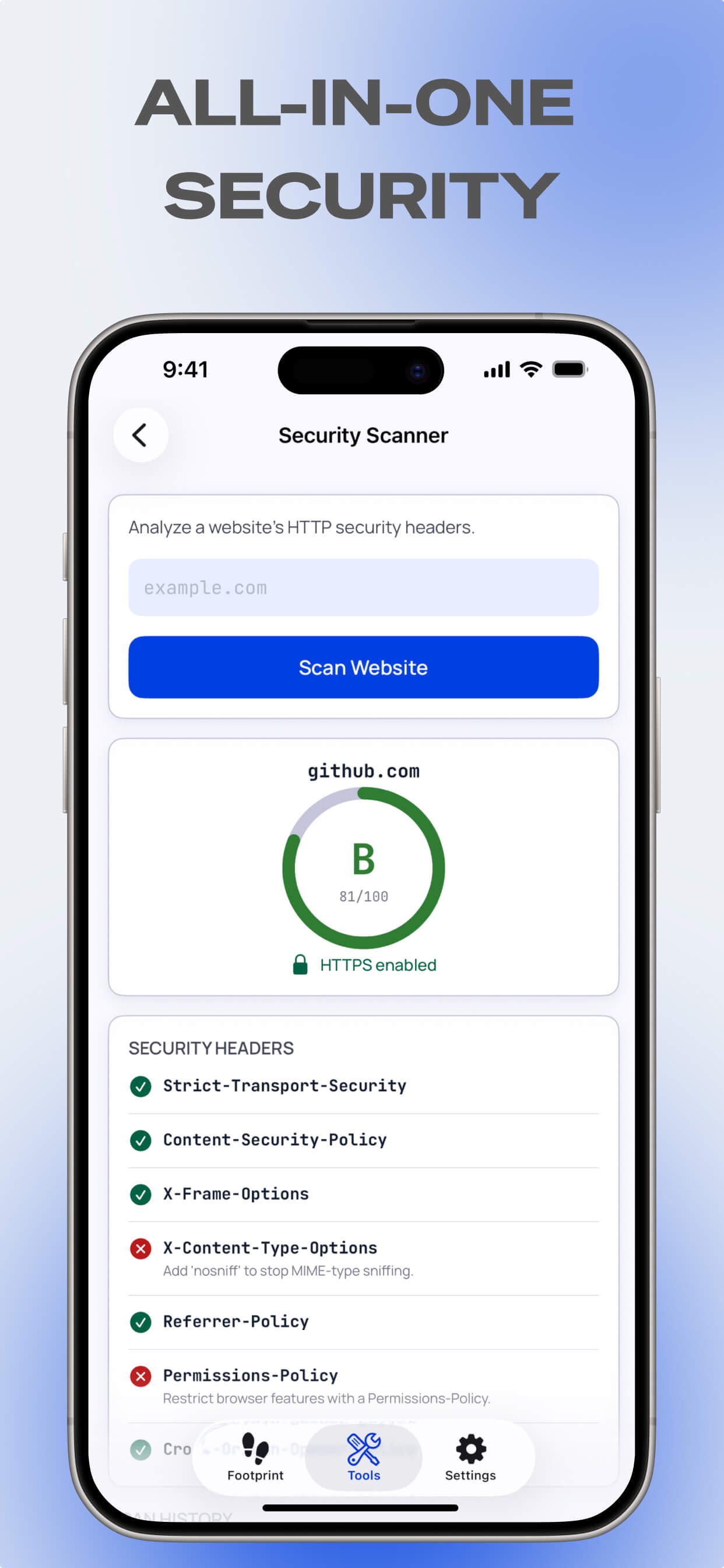 Screenshot 3 of Exposure Guard Privacy Scanner