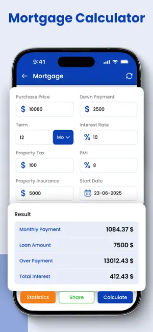 Loan EMI Calculator :Loan Calc screenshot 3