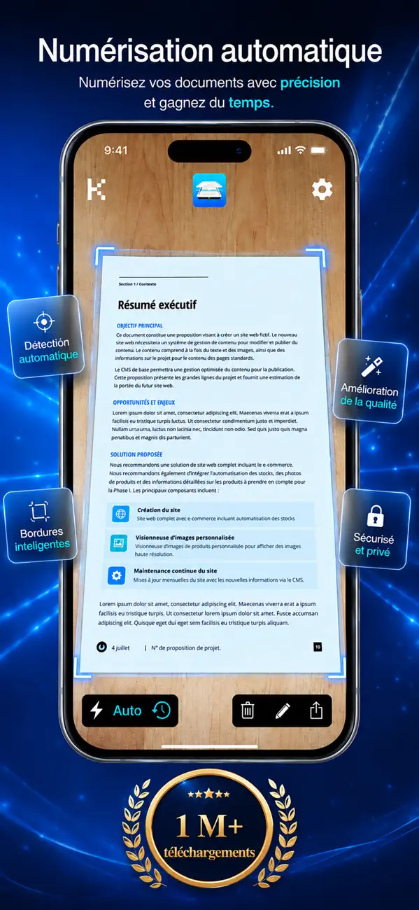 Screenshot #2 pour Scanner PDF Docs & Images