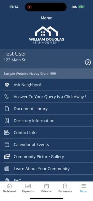 William Douglas Mgmt HOA App screenshot 4