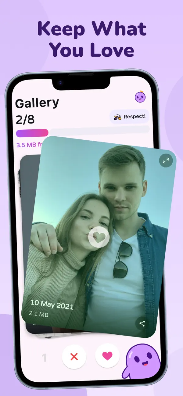 #5. Picmori: Gallery Cleaner (iOS) Por: Aleksandrs Voznarskis