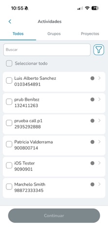 GeoVictoria Equipos screenshot