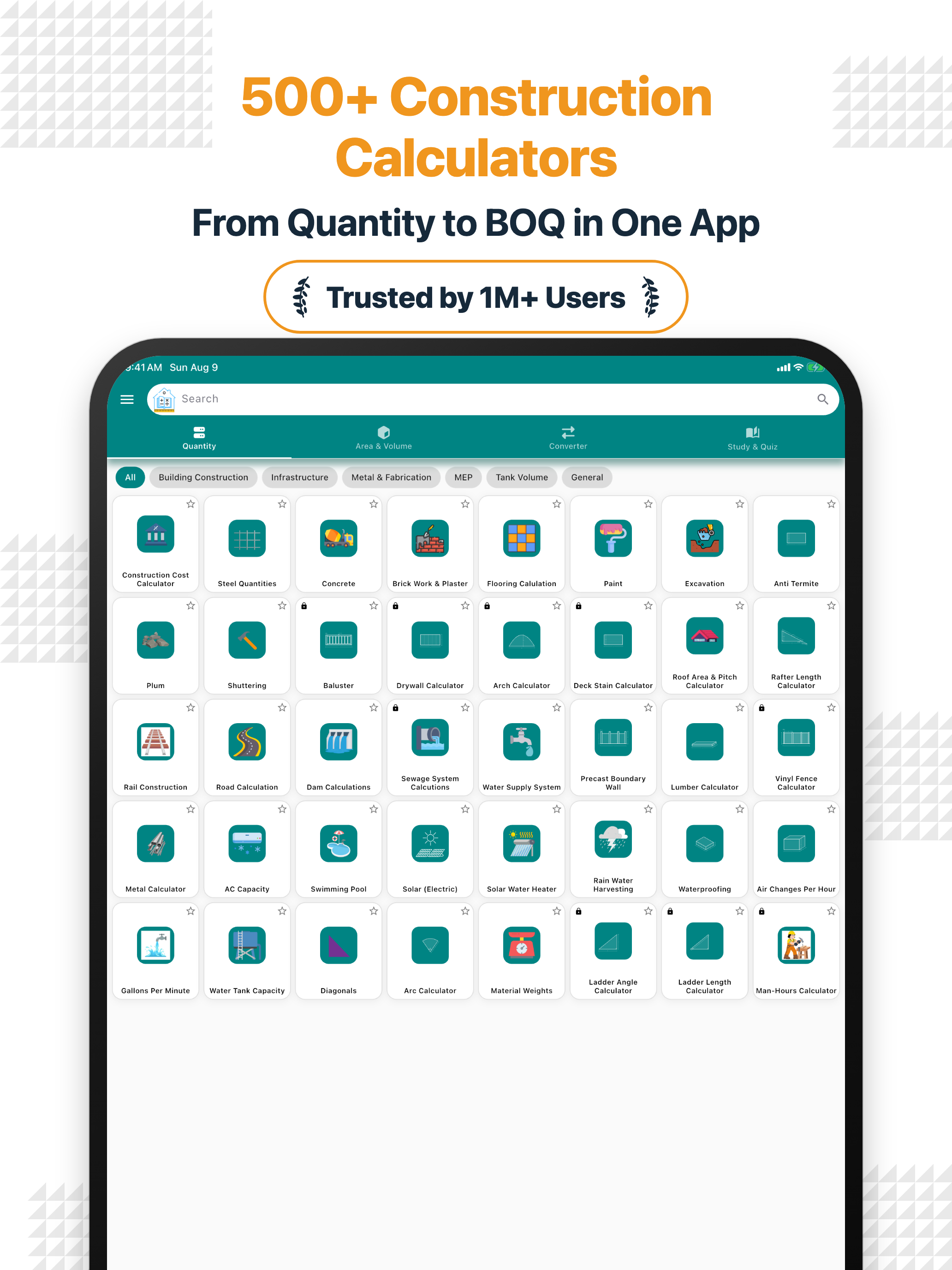 Construction Calculator A1 Pro screenshot 12