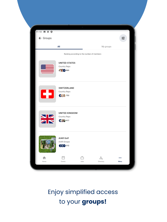 AIAR Family iPad screenshot 3 - Social Networking app