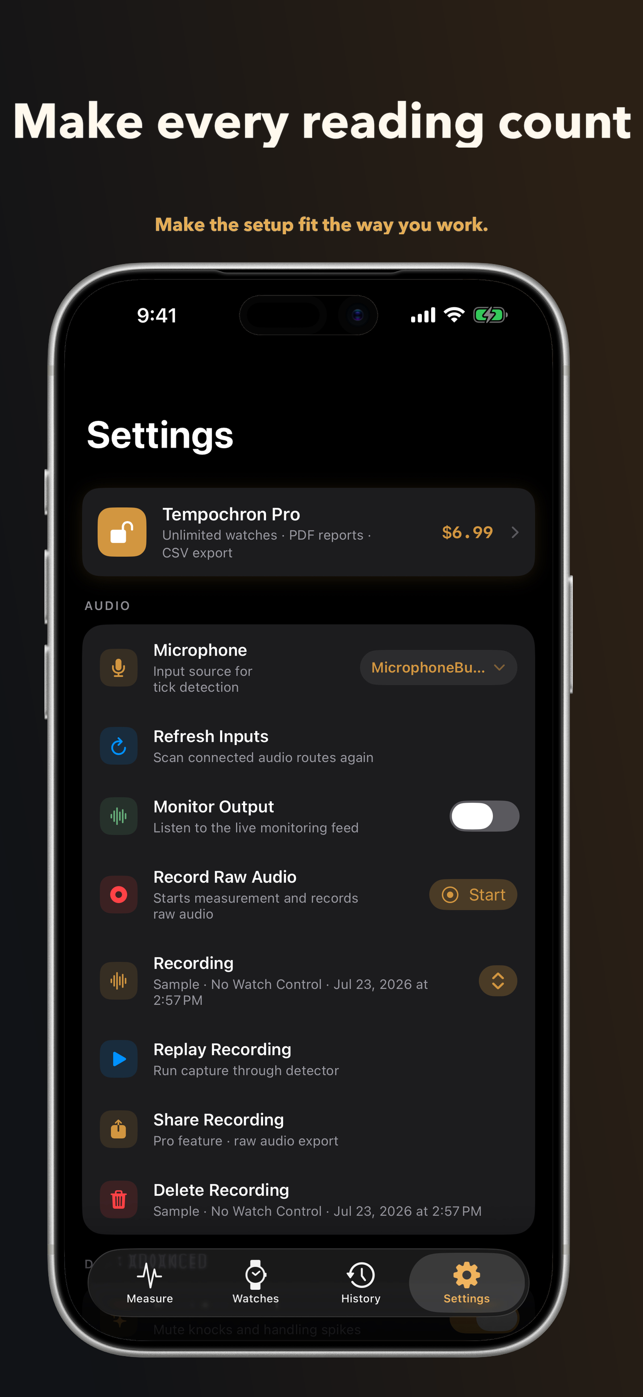 Tempochron: Watch Timegrapher screenshot 6