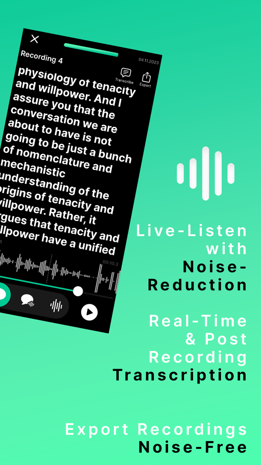 #4. clir Voice AI Transcription (iOS) Podle: clir Technologies GmbH
