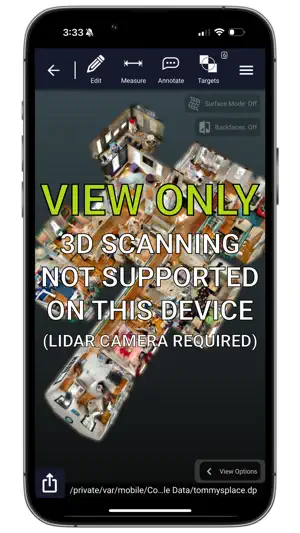 Dot3D: Precision LiDAR Scanner screenshot 1