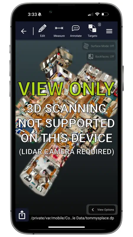 Dot3D - LiDAR 3D Scanning screenshot 1 of 5