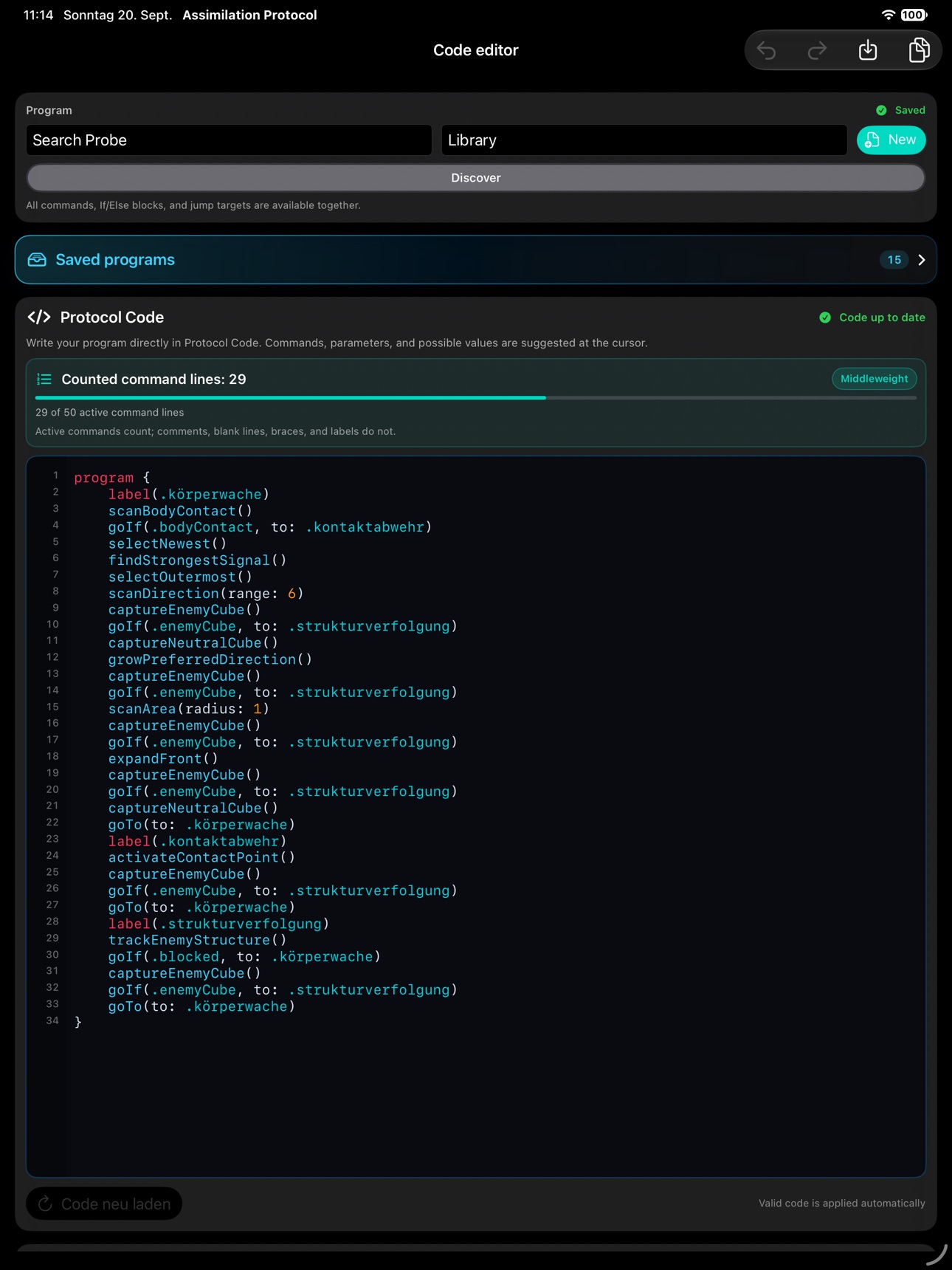 Screenshot 12 of Assimilation Protocol