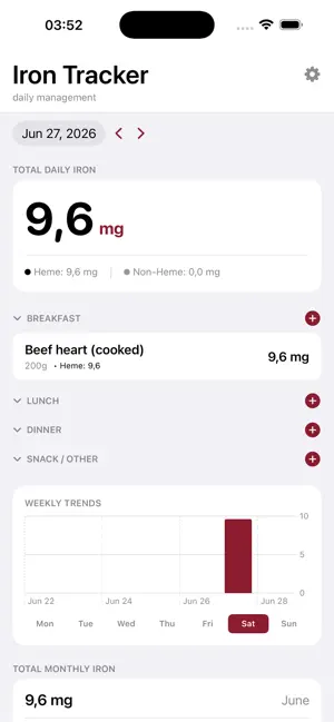 Iron Tracker screenshot 3