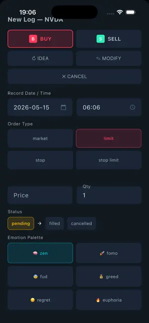 Reflix: Trade Journal screenshot 2