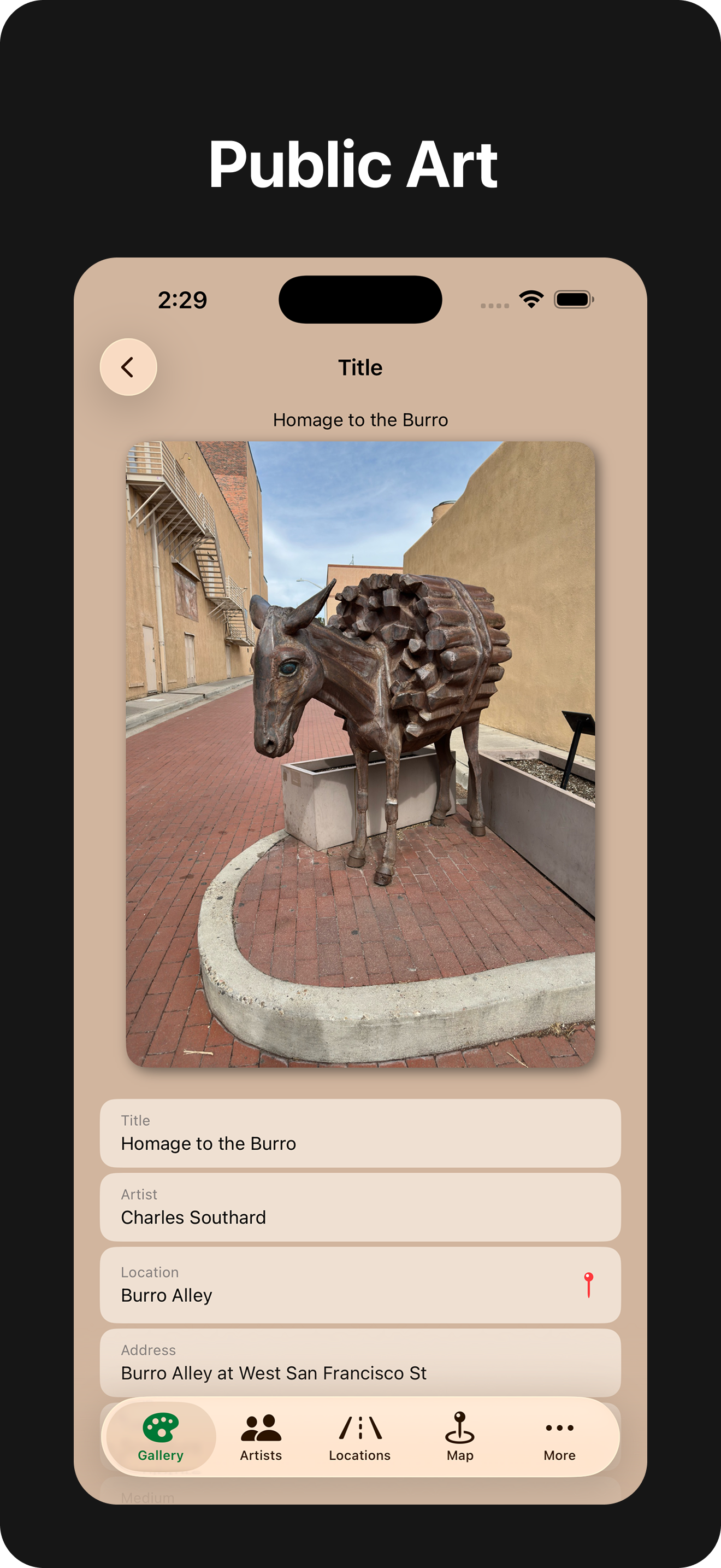 Santa Fe Public Art screenshot 3
