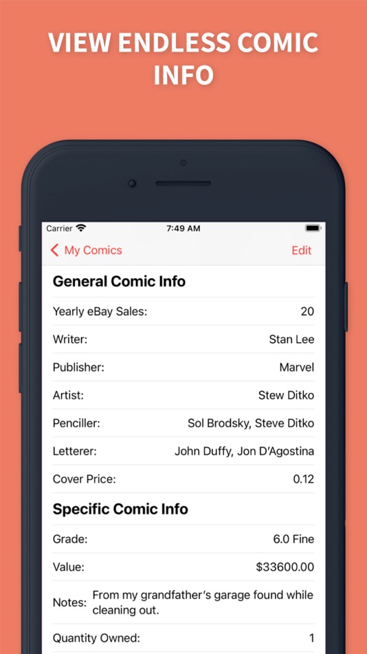 #6. LuckyComic: Comic Book Scanner (iOS) Ved: Stuck at Home, LLC