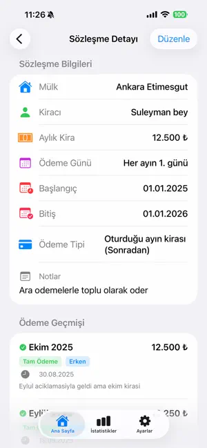 Kolay Kira Takip screenshot 1