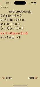 Quadratic Equations screenshot #9 for iPhone