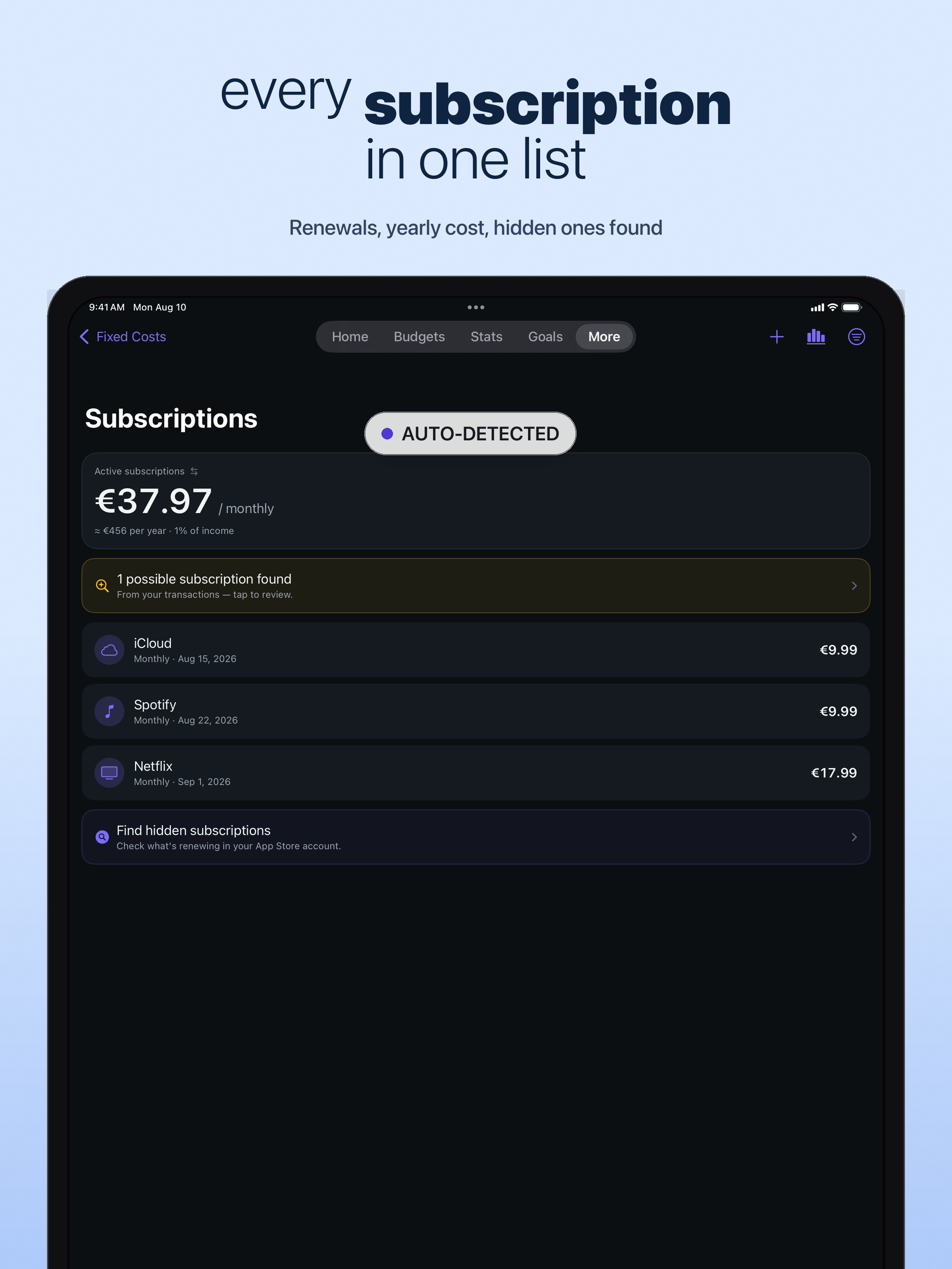 Spendra: Budget & Bill Planner screenshot 16