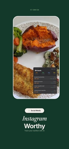 Cafe Cal: AI Calorie Tracker iPhone screenshot
