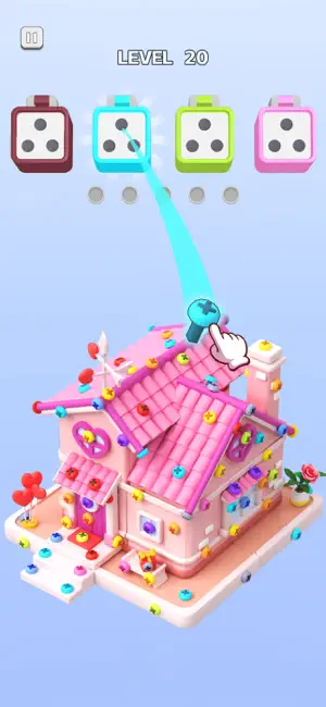 Screw Sort 3D: ボルト ネジニットパズルゲーム iPhone screenshot 1