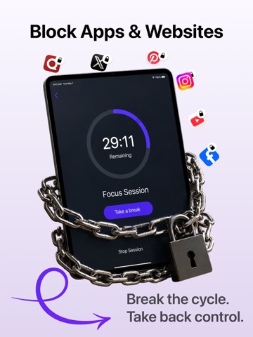 Ocus: Screen Time Control iPad screenshot