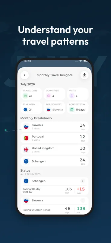 WanderDays: Travel Day Counter screenshot 10 of 10