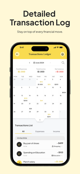 Monee: Expense Tracker Screenshot 2 of 5