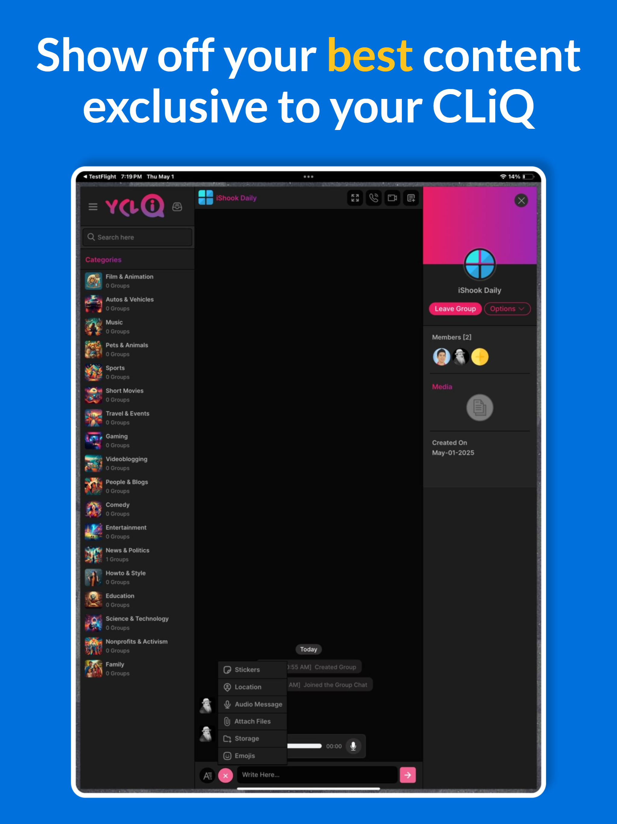 yCliq screenshot 16