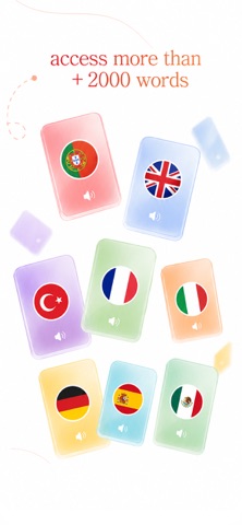 Vocab. Language Cards screenshot