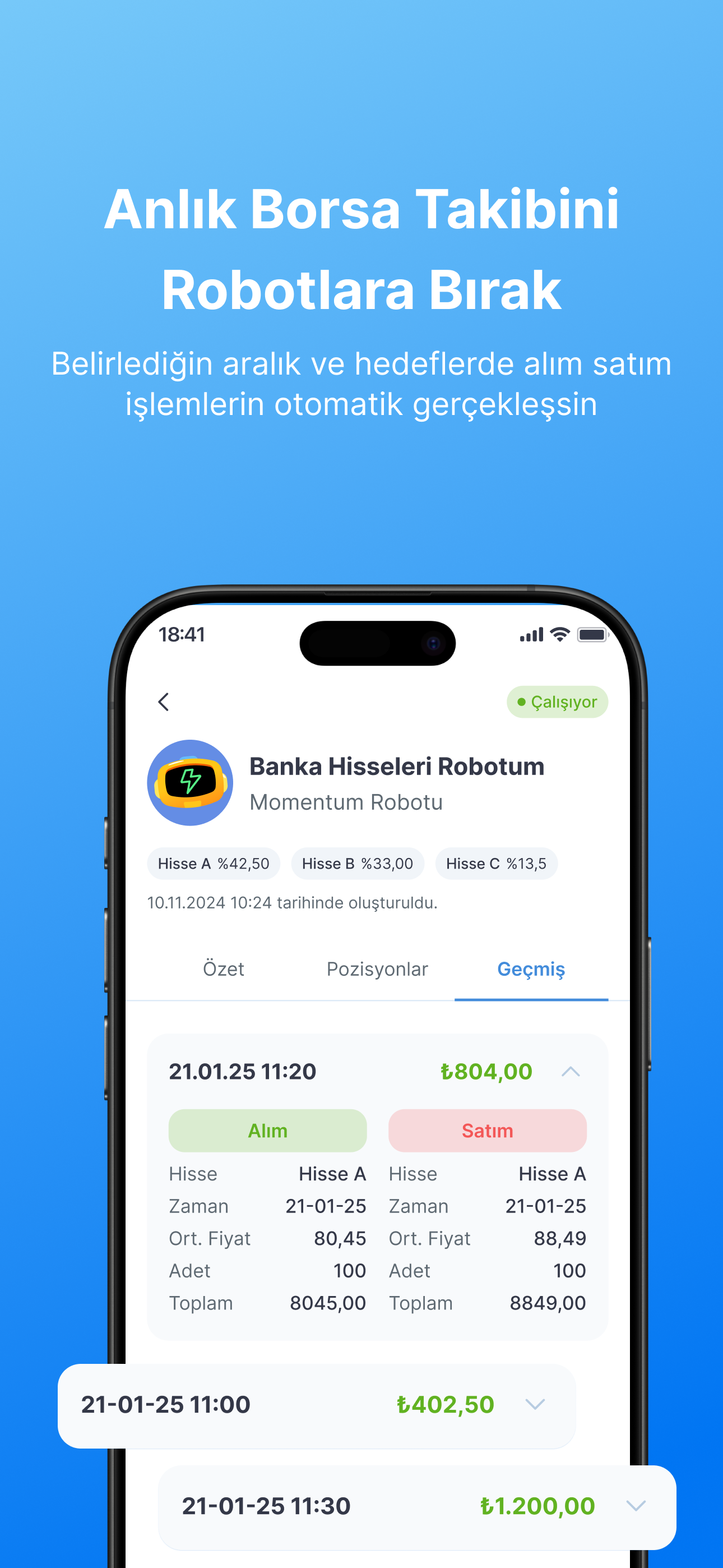 Roboritma - Borsa Robotu