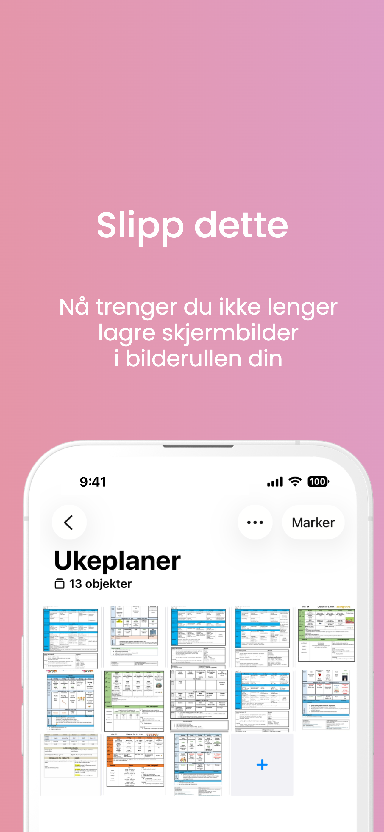 Ukeplan