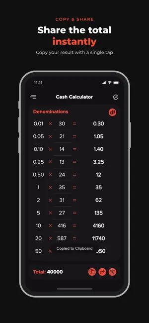 Cash Calculator: Money Counter screenshot 2