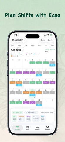 WorkShift: Work Shift Schedule Screenshot 1 of 4