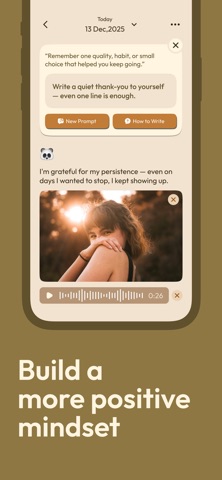 Grateful Panda: Calm Gratitude screenshot
