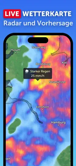 Screenshot von Zoom Earth - Wettervorhersage auf dem iPhone 1