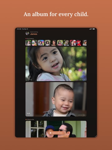 Moments: A Digital Baby Book iPad screenshot