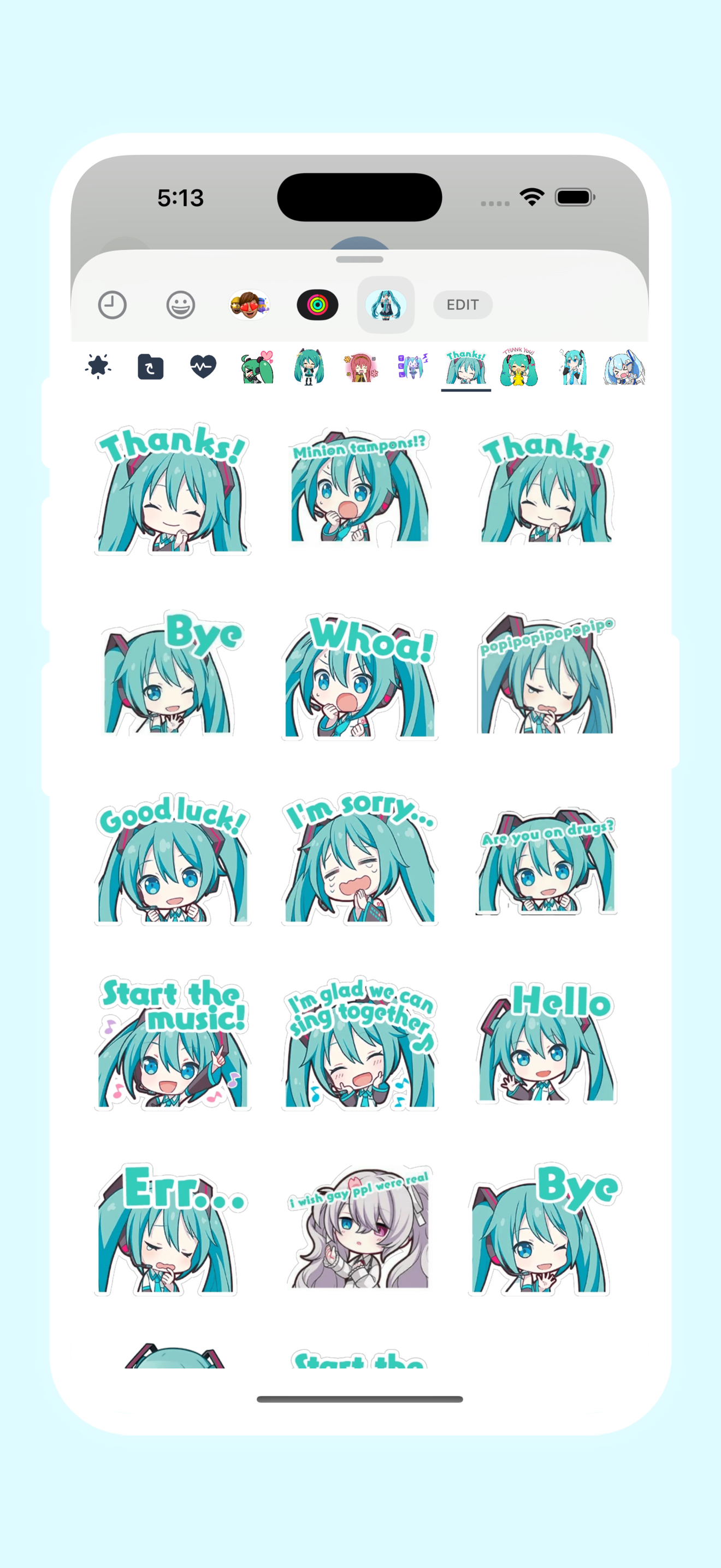 Miku Mystic Stickers