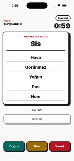 Kelimeka: Türkçe Tabu screenshot 3