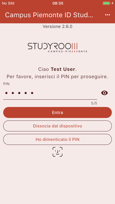 Campus Piemonte ID Study Room Screenshot