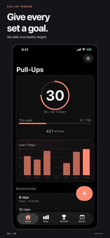 Pull-Up Tracker Screenshot 5 of 6