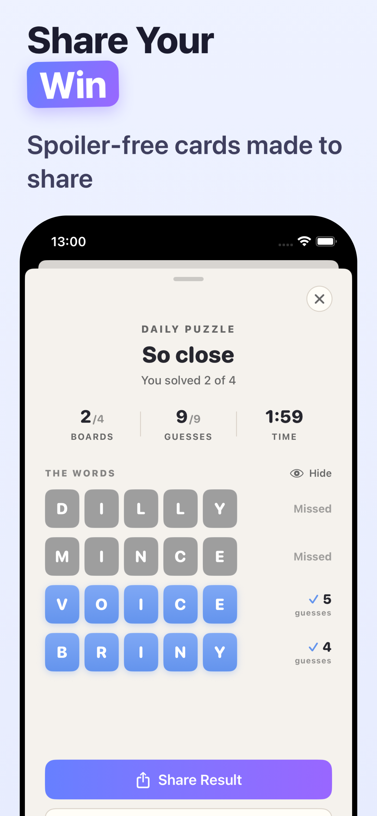 Quad Puzzle: Daily Word Game screenshot 5