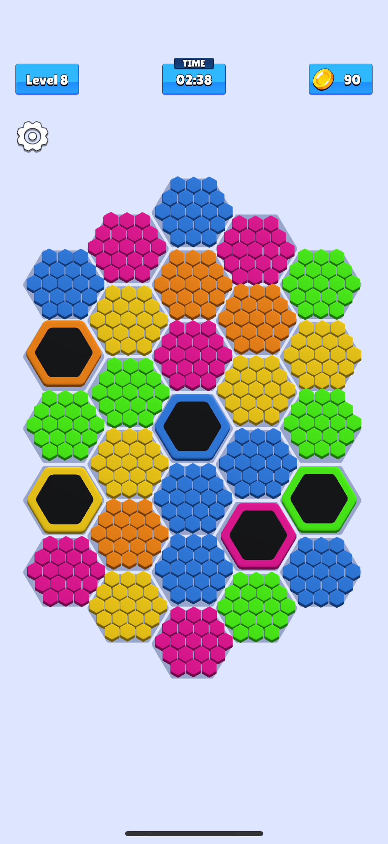 Hexa Hole Puzzle screenshot 2