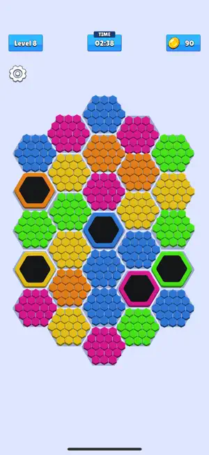 Hexa Hole Puzzle screenshot 2
