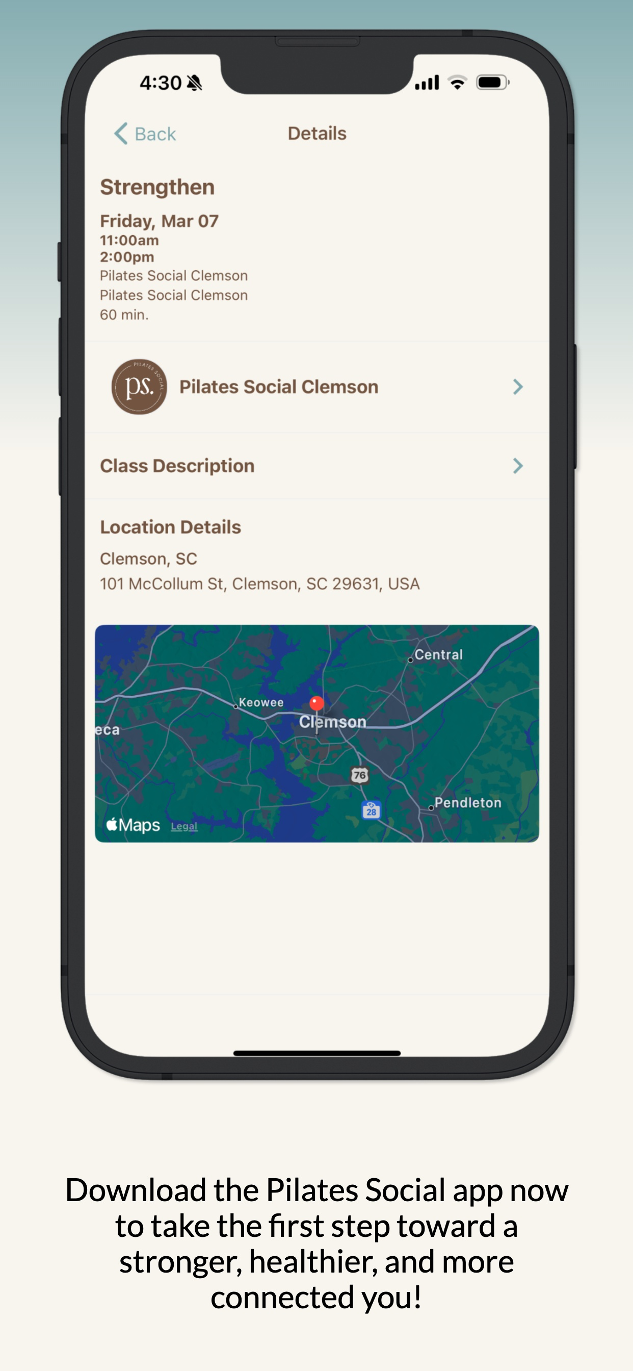 Pilates Social Clemson