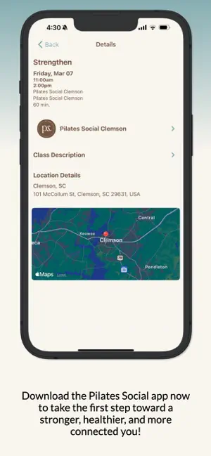 Pilates Social & Wellness screenshot 3