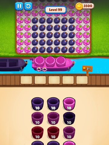 Fruit Jam: Royal Sort iPad screenshot