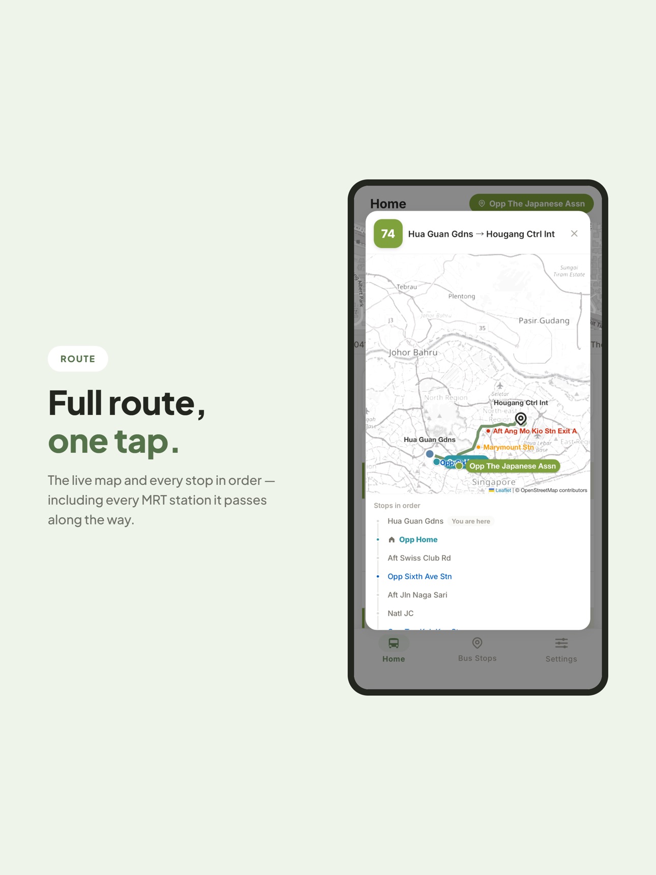 Screenshot 7 of SG BusNavi