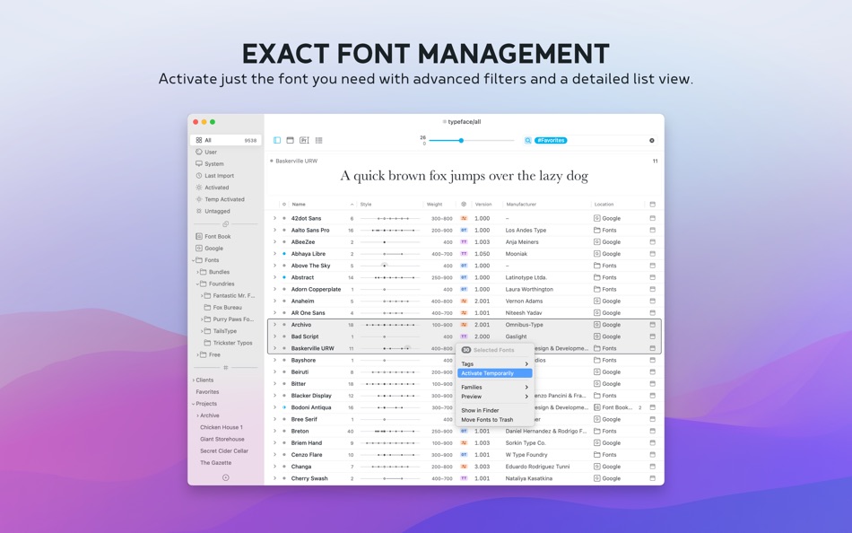 #3. Typeface 4 (macOS) Podle: Floor Steeg